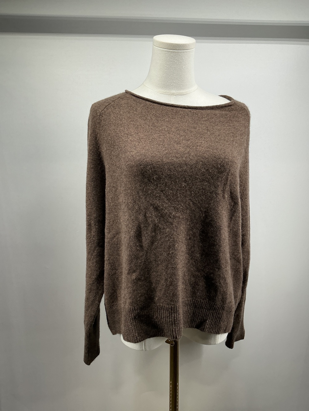 Mongolian Cashmere Boatneck Sweater